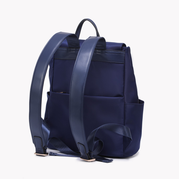 Nylon backpack with GB buckle closure