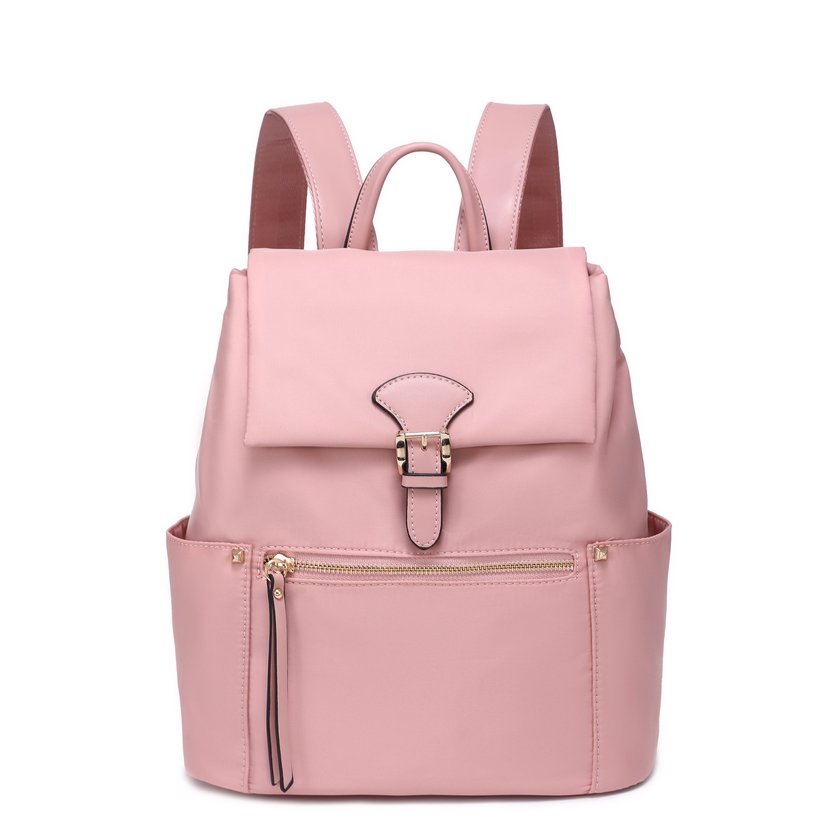 Zaino in nylon con chiusura con fibbia GB