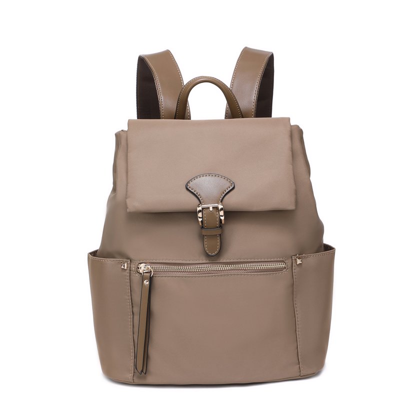 Zaino in nylon con chiusura con fibbia GB