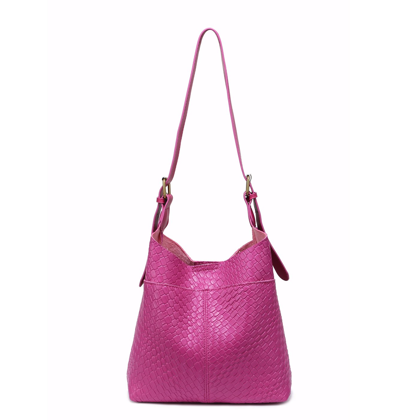 Borsa GB in materiale sintetico texture cocco