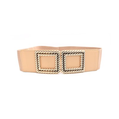 Elastic belt with buckle metallic GB