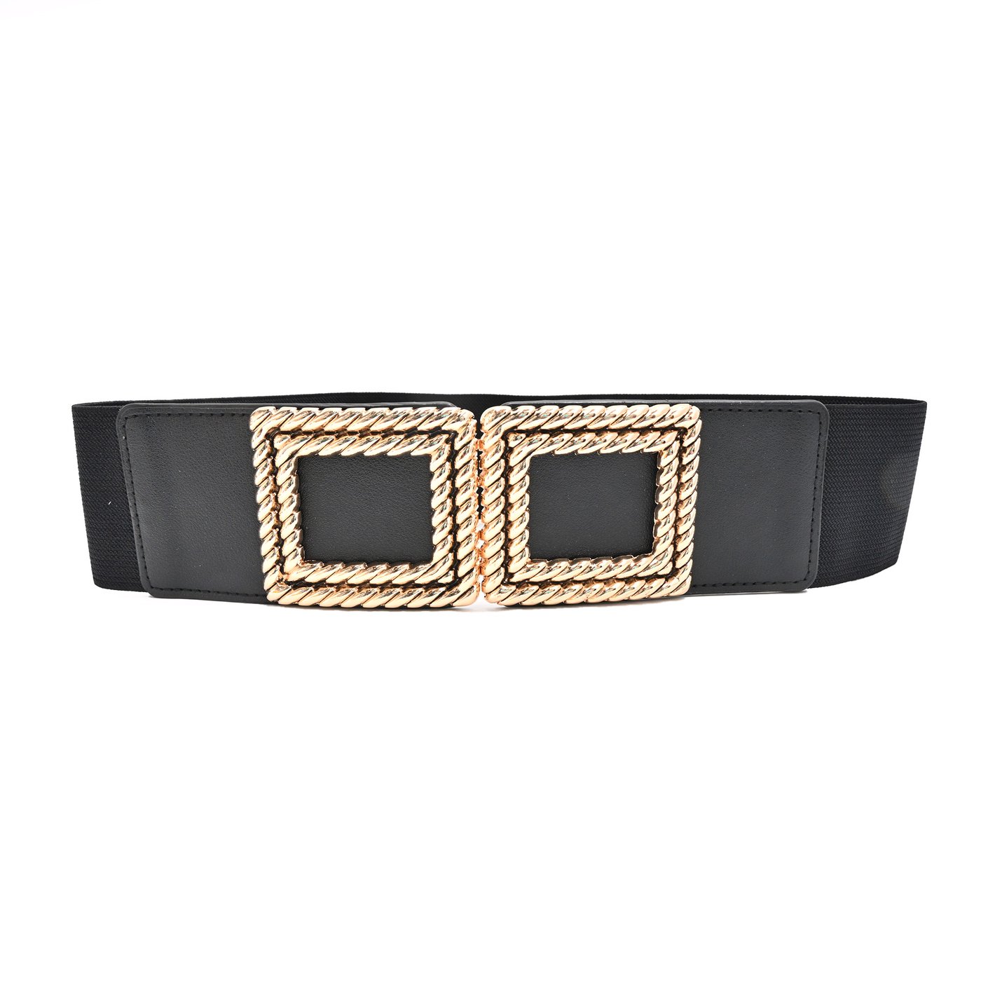 Elastic belt with buckle metallic GB