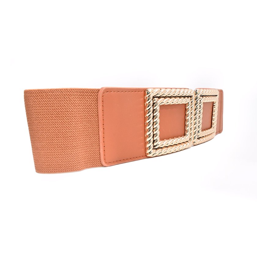 Elastic belt with buckle metallic GB