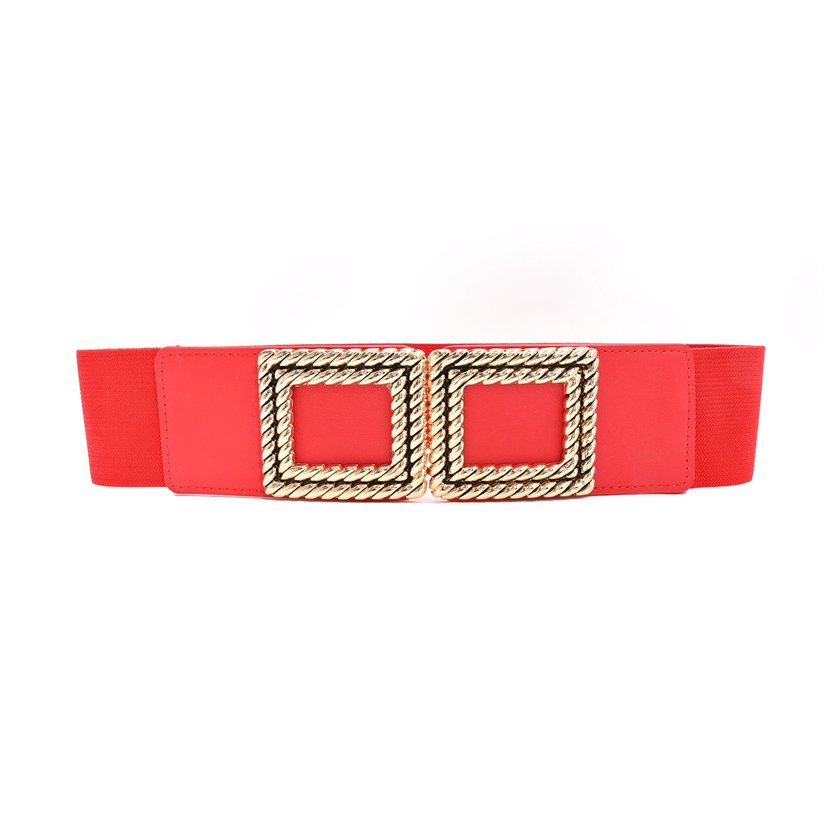 Elastic belt with buckle metallic GB