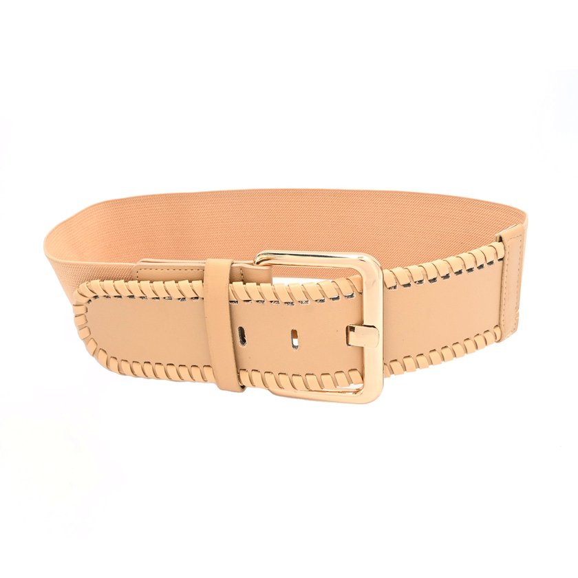 Wide belt with texture GB
