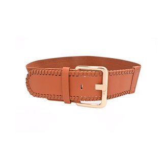 Wide belt with texture GB