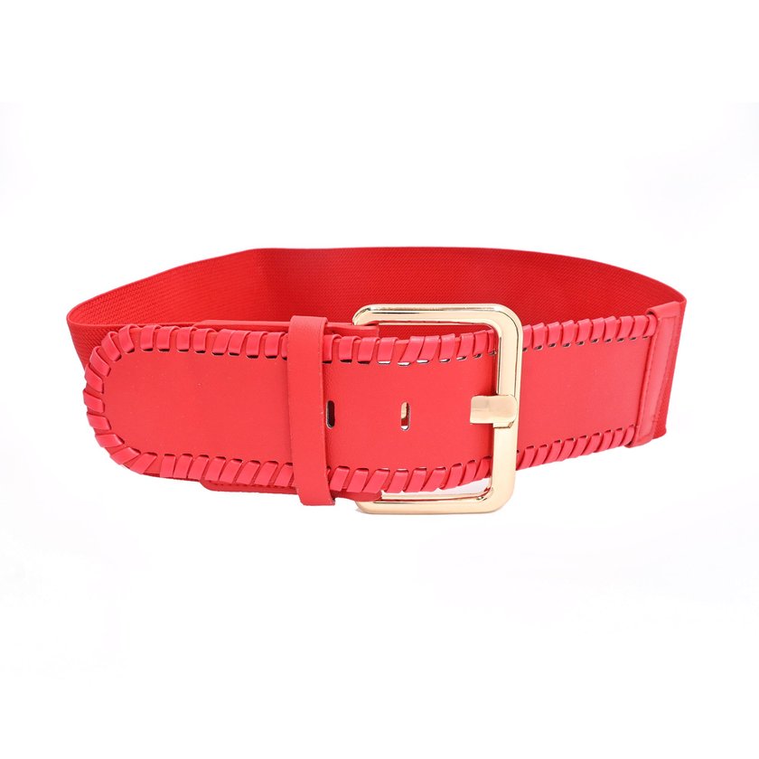 Wide belt with texture GB
