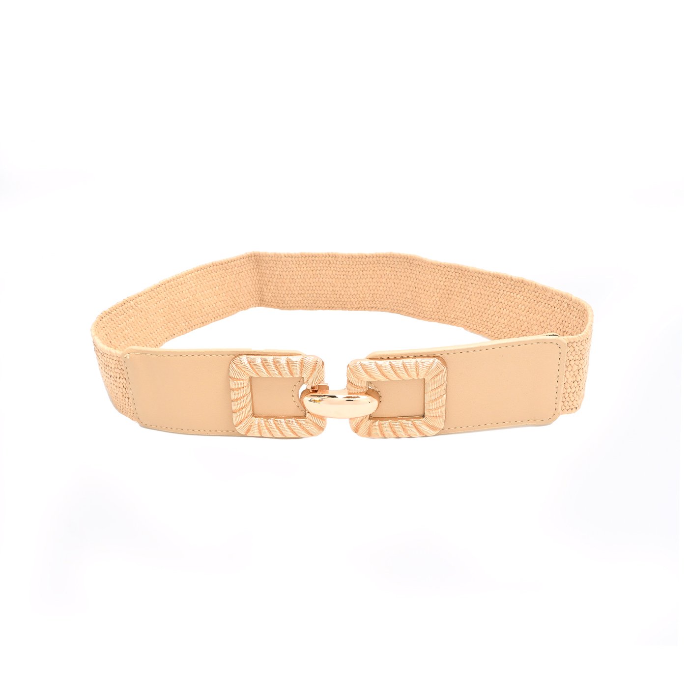 Raffia belt with detail GB