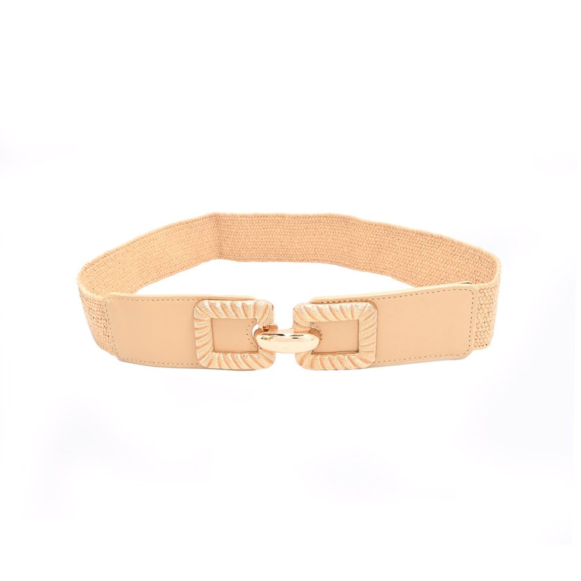 Raffia belt with detail GB