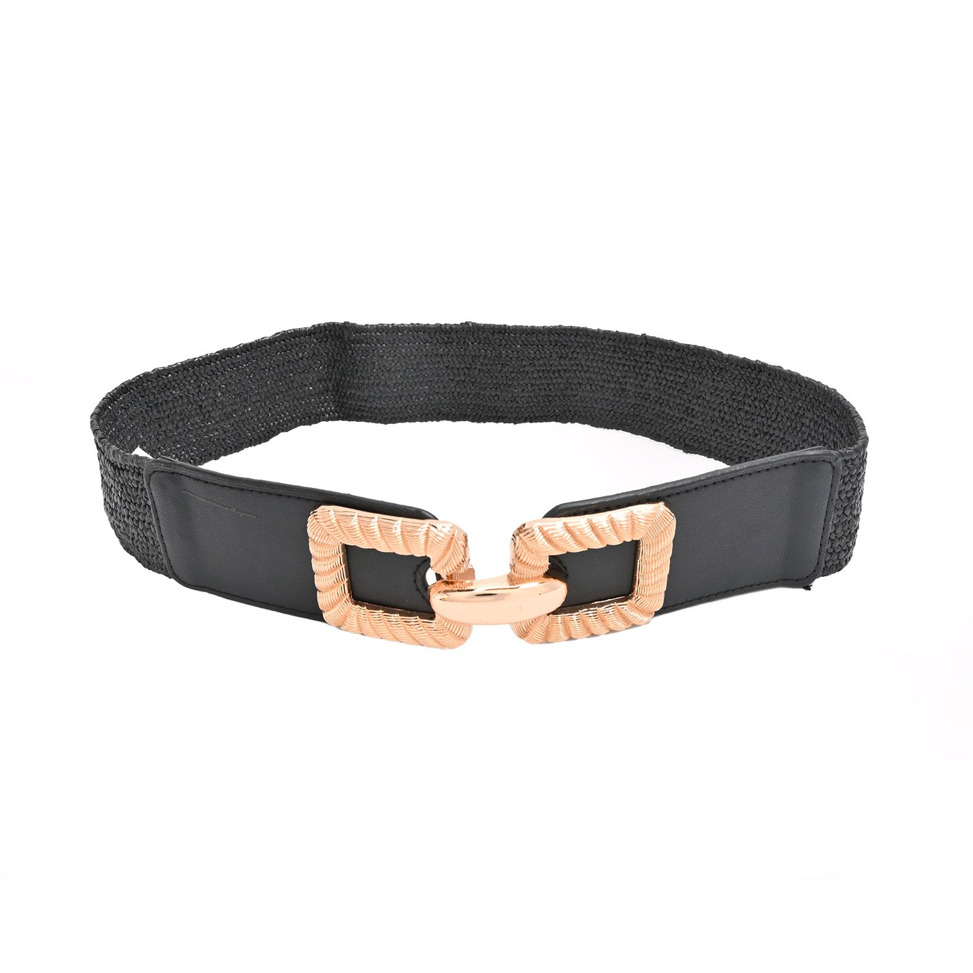 Ceinture en raphia avec détail GB