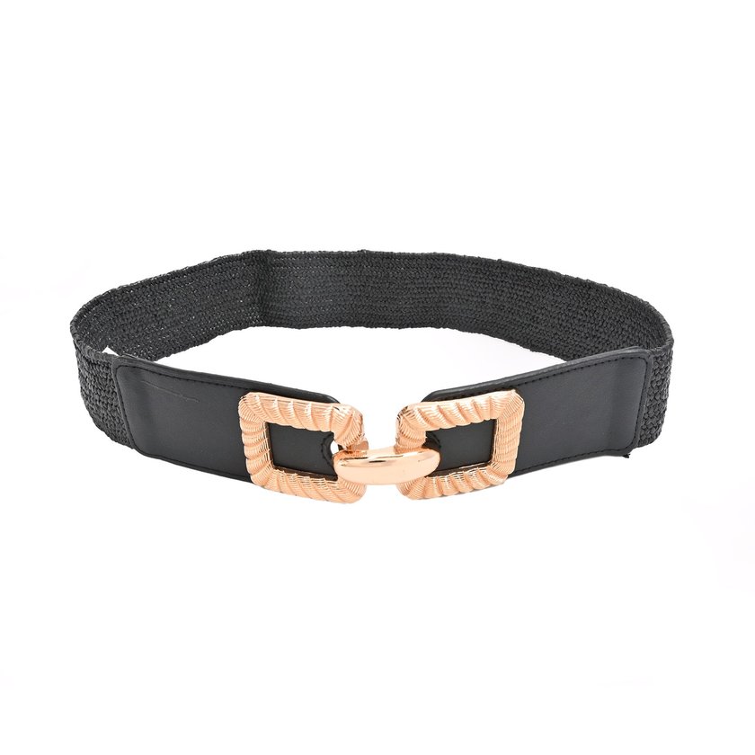 Raffia belt with detail GB