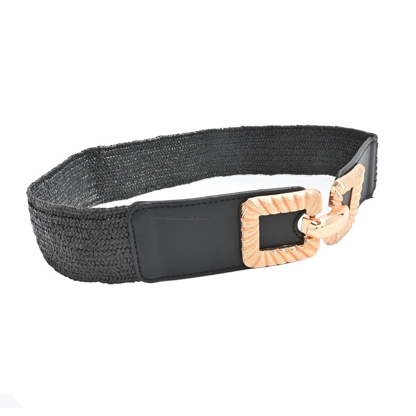 Ceinture en raphia avec détail GB