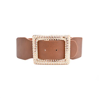 Ceinture avec boucle brillant GB