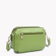 Bolsa crossbody com textura GB