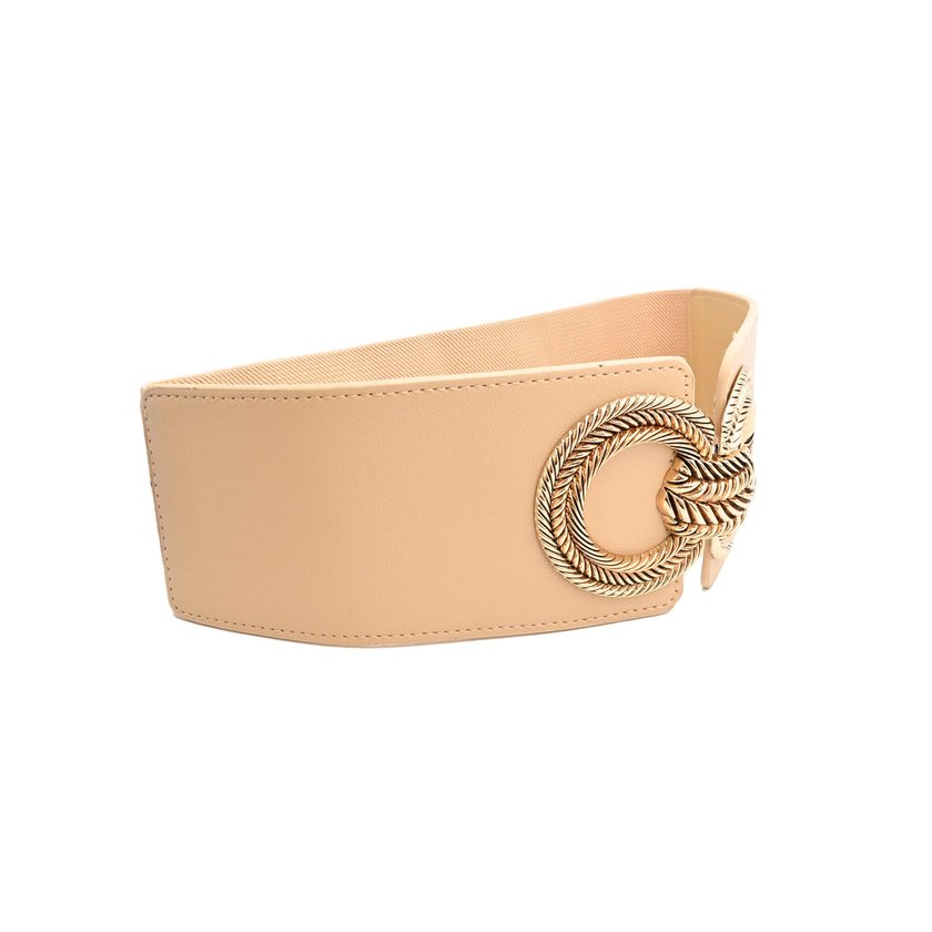 Ceinture large avec boucle croisade GB
