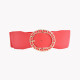 Wide belt elastic with buckle combined GB