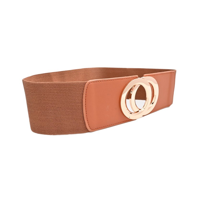Ceinture large avec double boucle GB