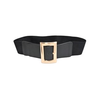 Elastic belt with buckle golden GB
