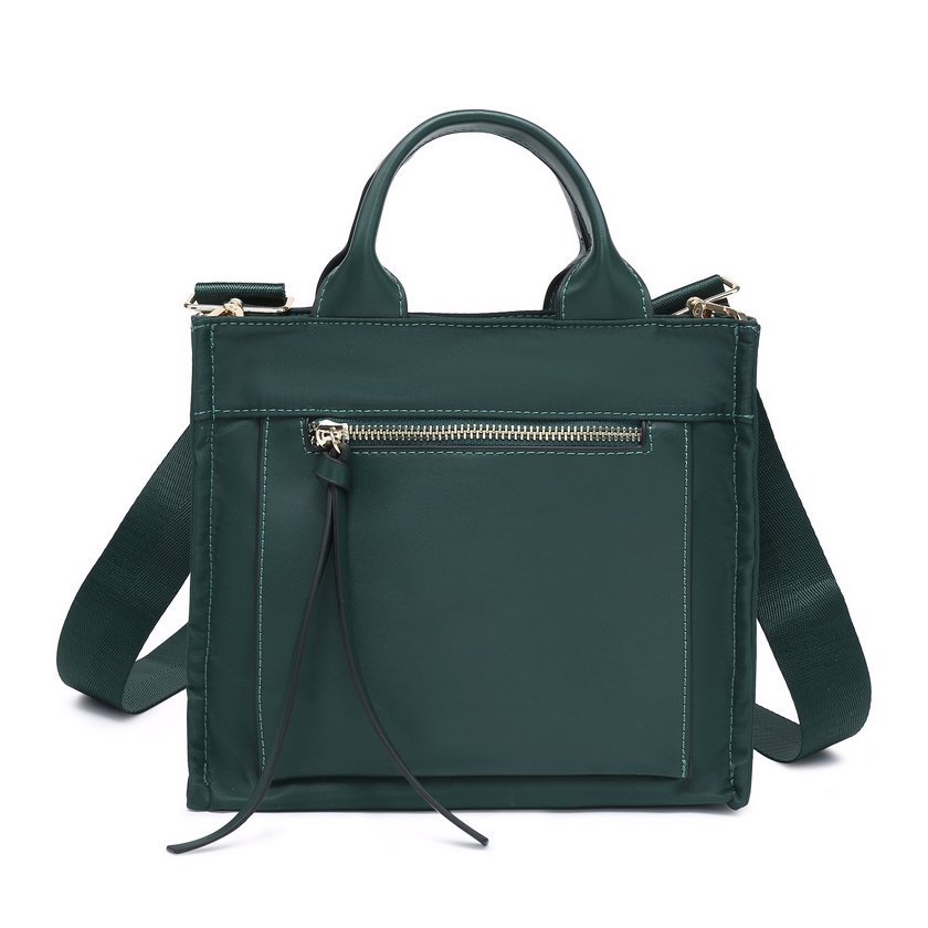 Borsa GB in nylon con cerniera esterna