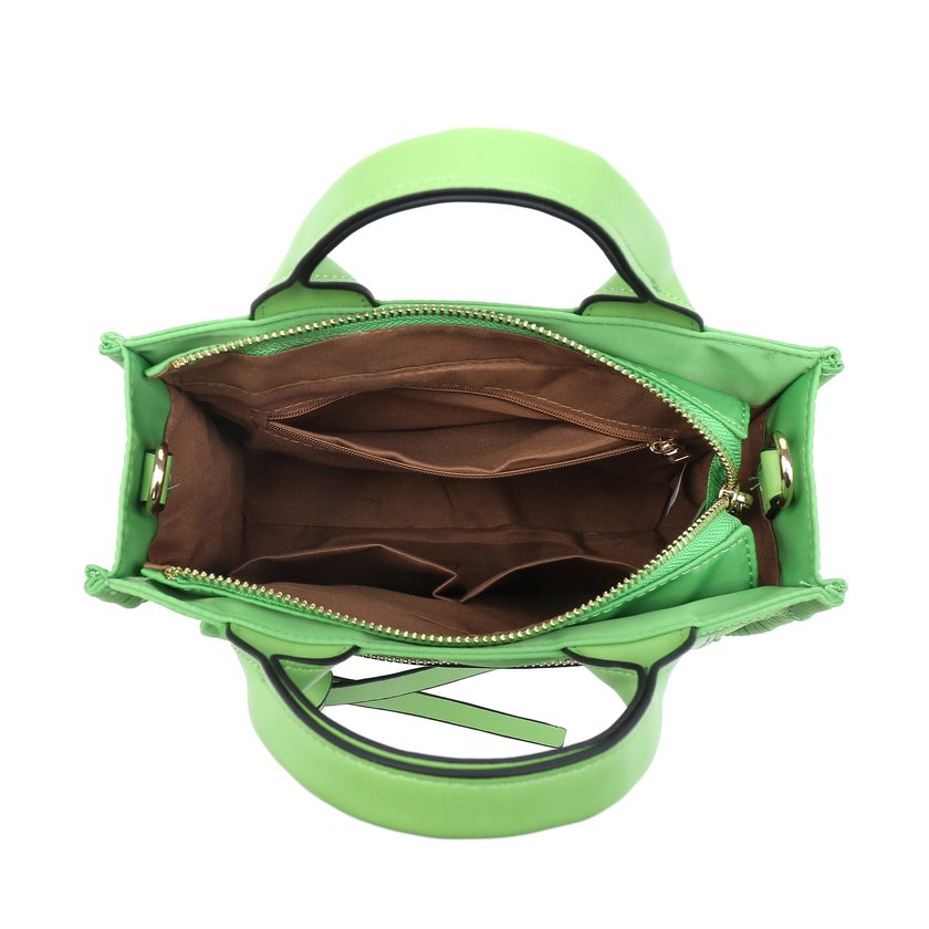 Borsa GB in nylon con cerniera esterna