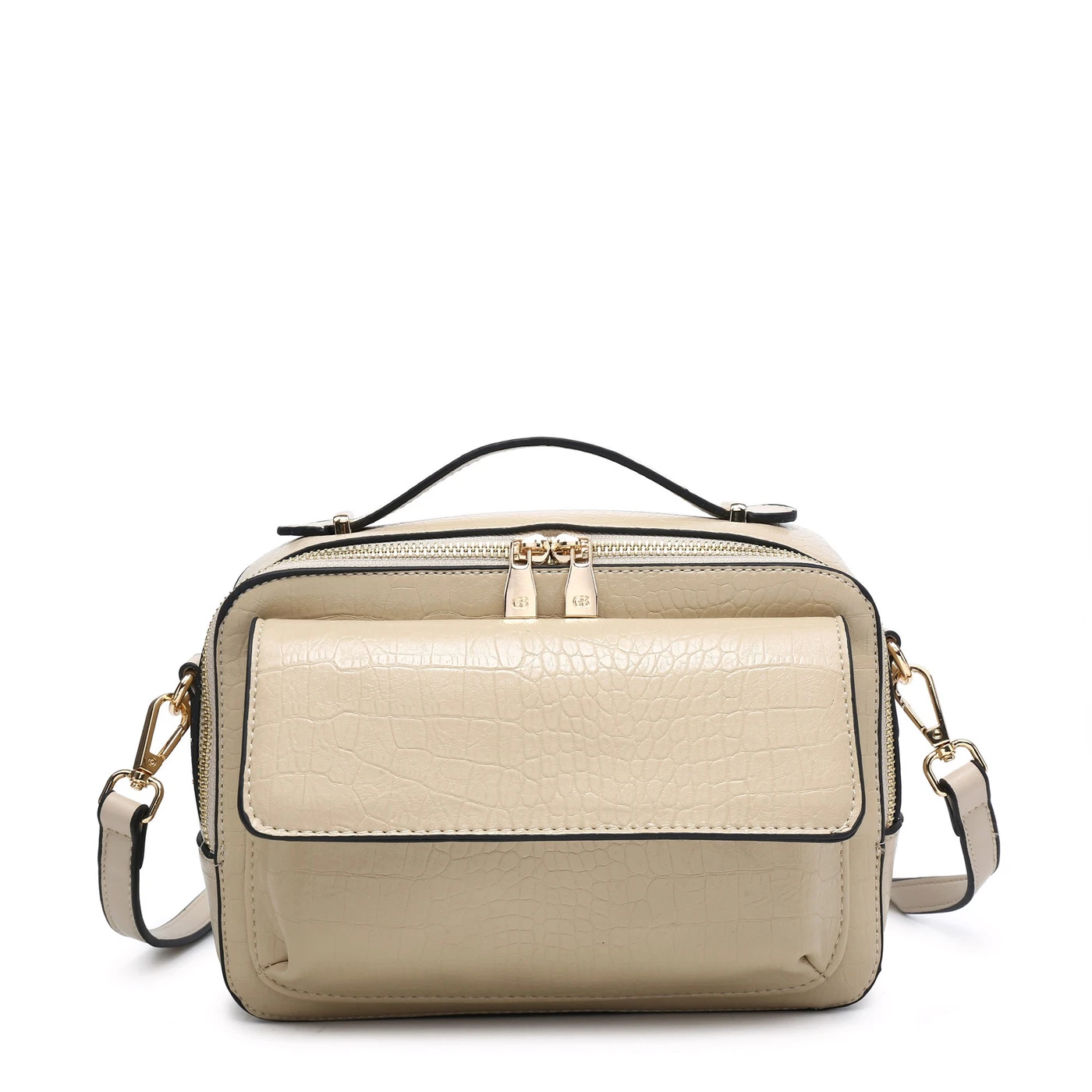 Borsa a tracolla testurizzata GB