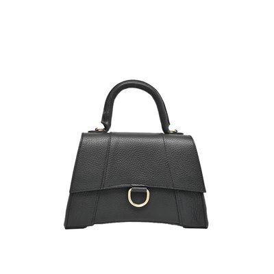 Hourglass GB style leather bag