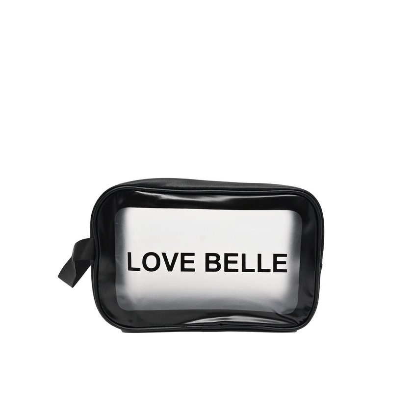 Borsa da toilette con stampa GB