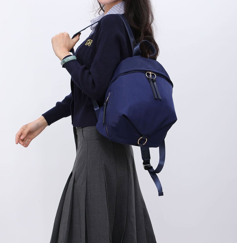 GB round shape nylon backpack