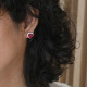 S925 earrings heart zirconie GB