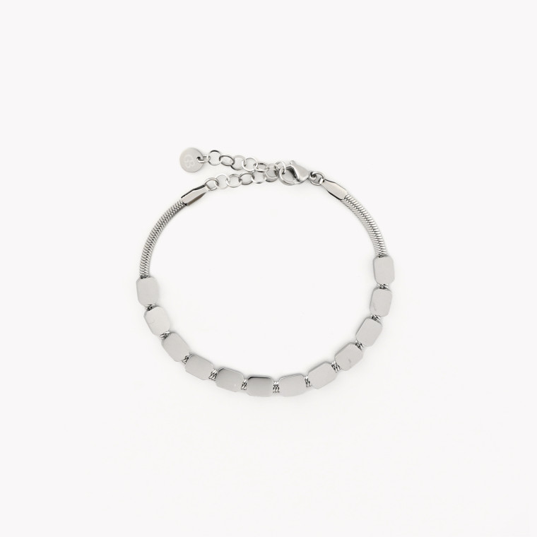 Square steel bracelet GB