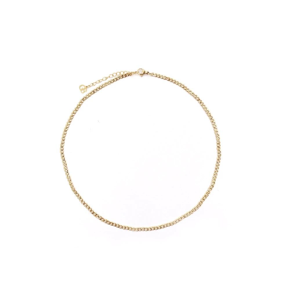 Basic steel mesh necklace GB