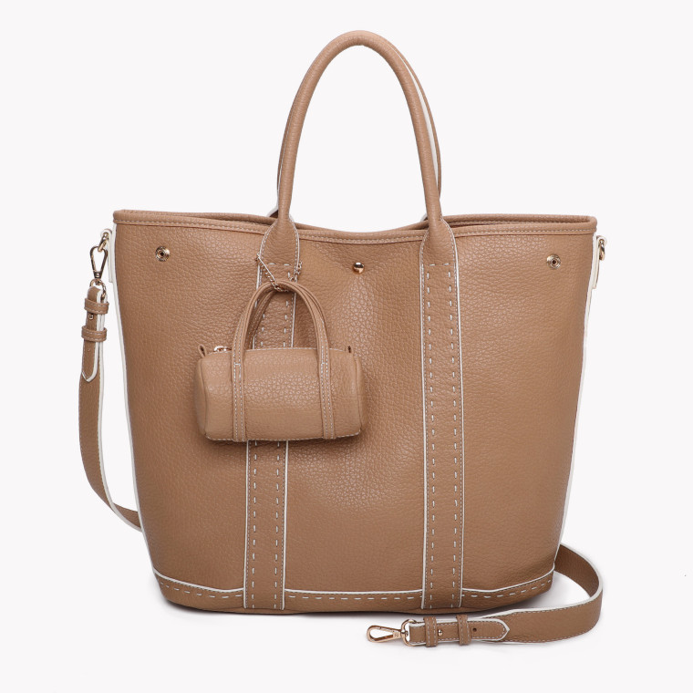 Shopper style bag with GB detail