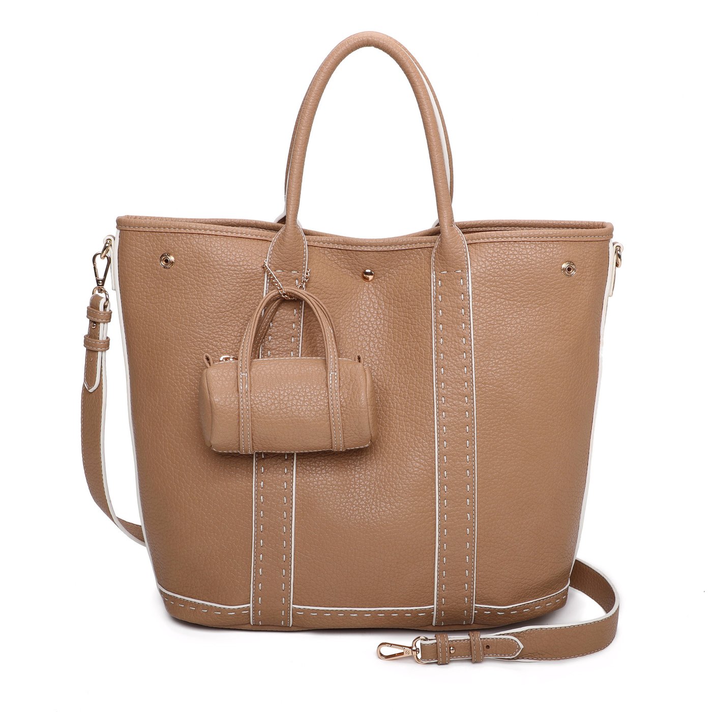 Mala estilo Shopper com detalhe GB