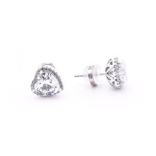 Boucles d'oreilles S925 coeur zircone GB