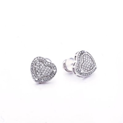 Boucles d\'oreilles BeLove cœur avec zircones