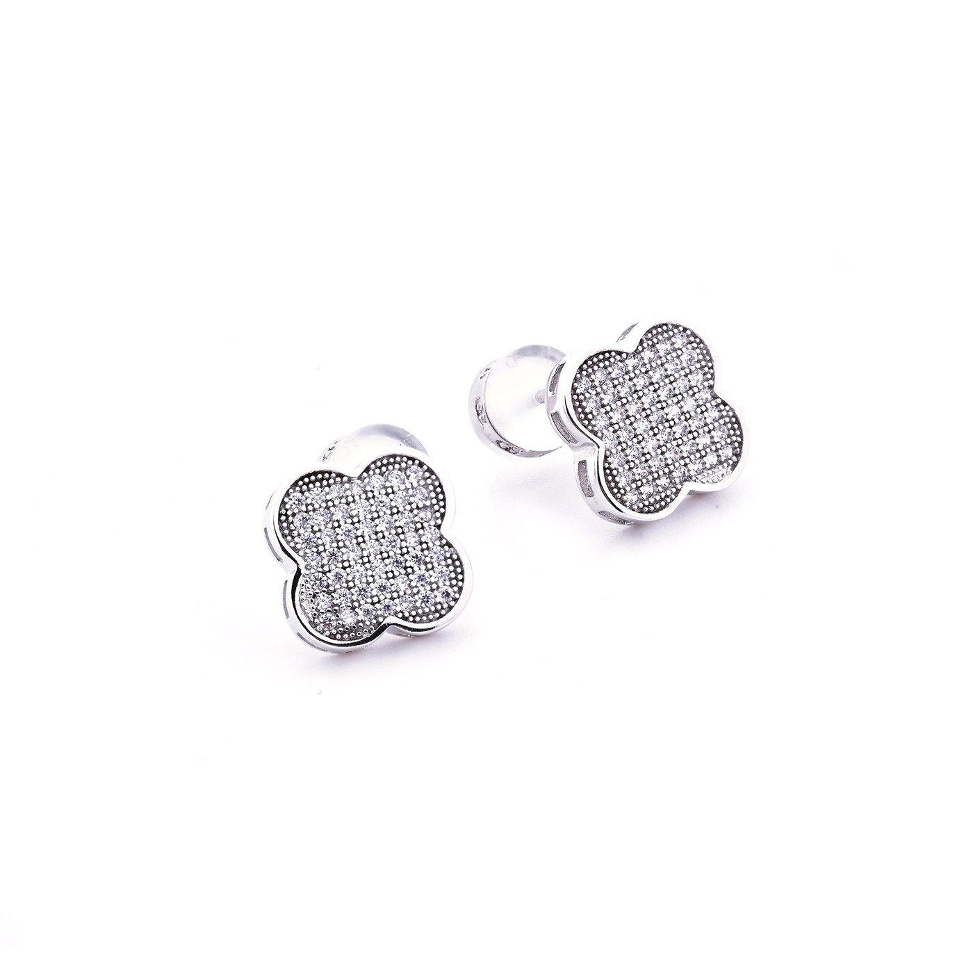 BeLove clover earrings with zirconia