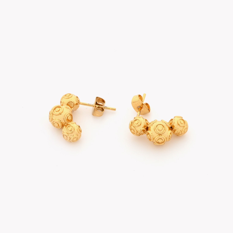 Boucles d&#039;oreilles semi précieuse bola de viana GB