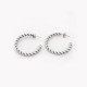 Twisted stainless steel hoops GB