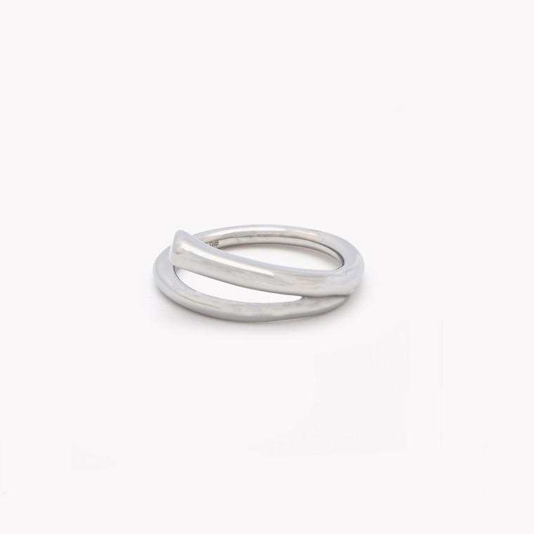 Open stainless steel ring GB