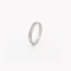 Thin steel ring with brilliants GB
