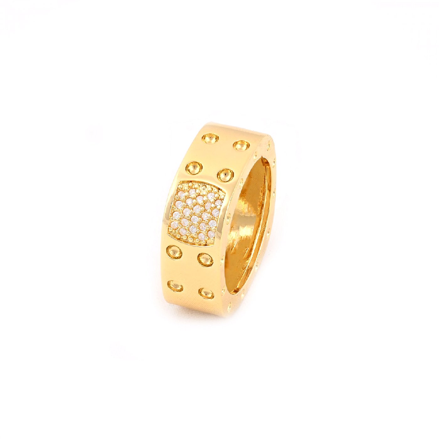 Anillo semi joya cuadrado GB