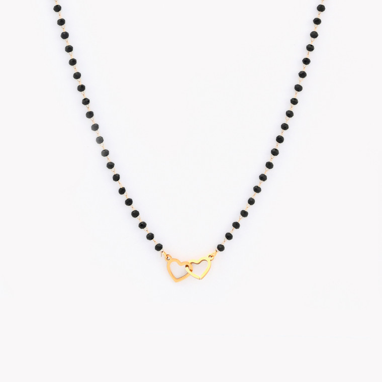 Interlaced heart necklace GB