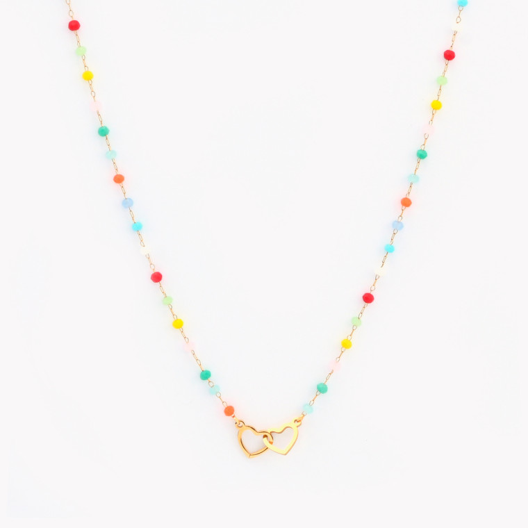 Interlaced heart necklace GB