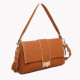 Shoulder bag with GB flap closure