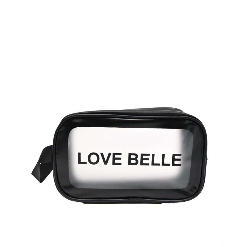 Beauty case piccolo con stampa GB