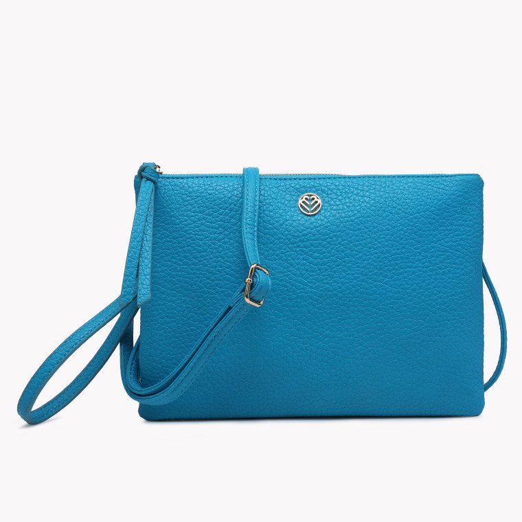 Bolsa crossbody com detalhe GB