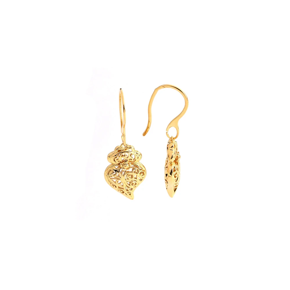 Encantos Portugal Viana heart earrings