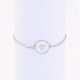 Heart adjustable steel bracelet GB