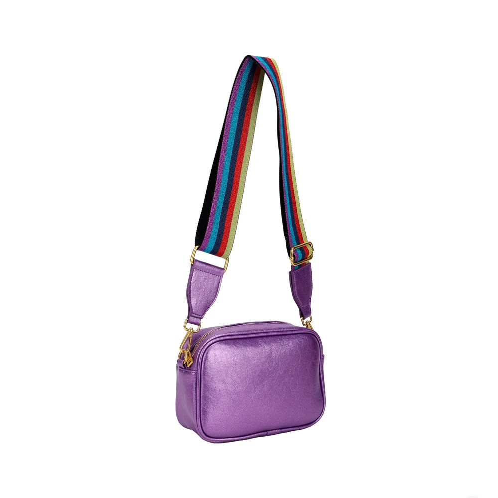 Bolsa tiracolo com alça colorida GB
