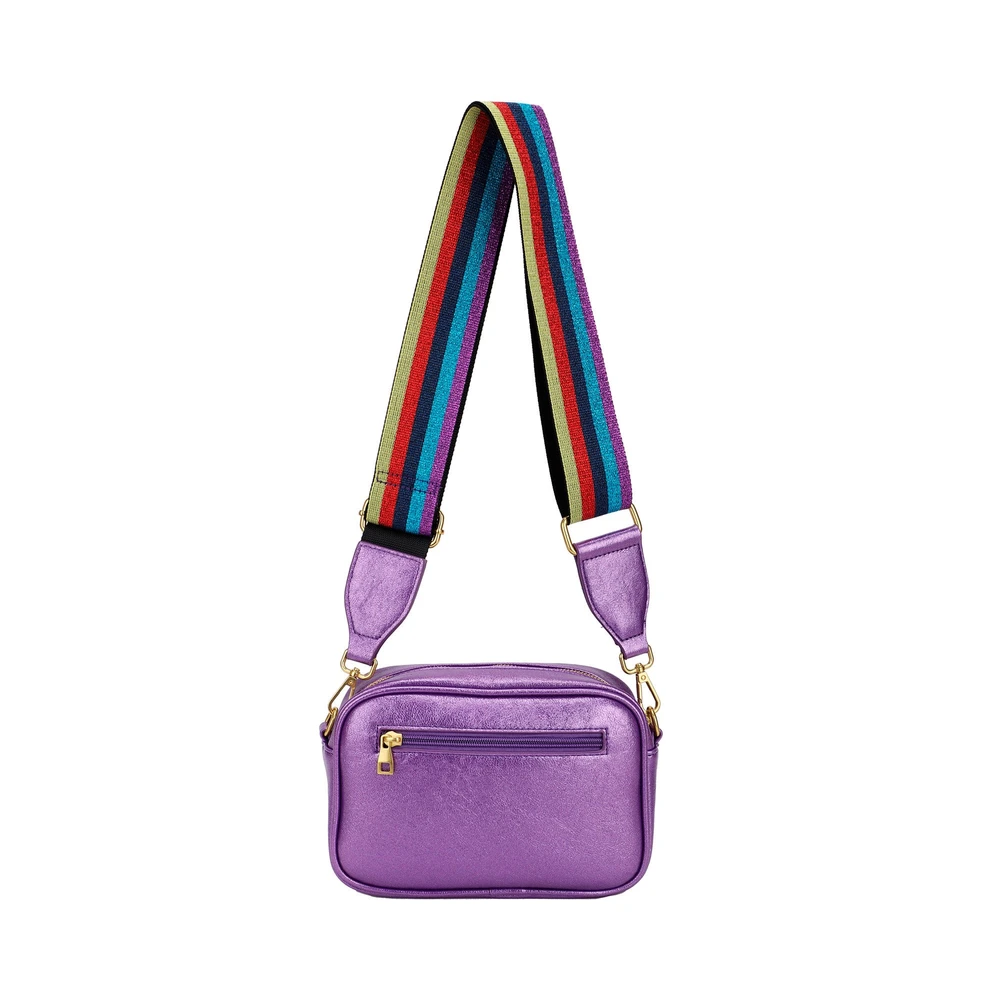 Bolsa tiracolo com alça colorida GB